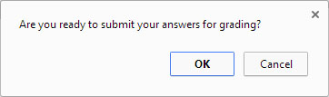 Assessment incomplete warning